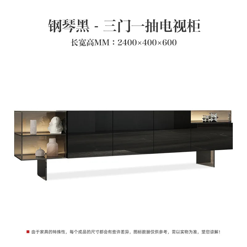 Italian Minimalist Floating TV Cabinet Modern Simple Acrylic Living Room TV Cabinets Home Furniture שידה לטלויזיה בסלון FYFS