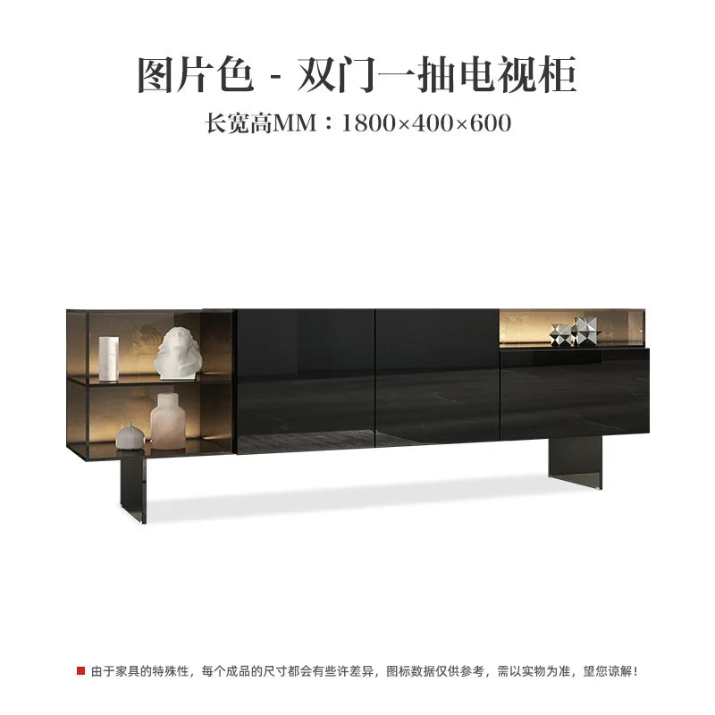 Italian Minimalist Floating TV Cabinet Modern Simple Acrylic Living Room TV Cabinets Home Furniture שידה לטלויזיה בסלון FYFS