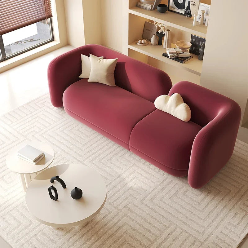 Romantic Design Sofa Italian Comfortable Light Luxury Creative Living Room Sofas Art Gaming Unusual Muebles Balcony Furniture