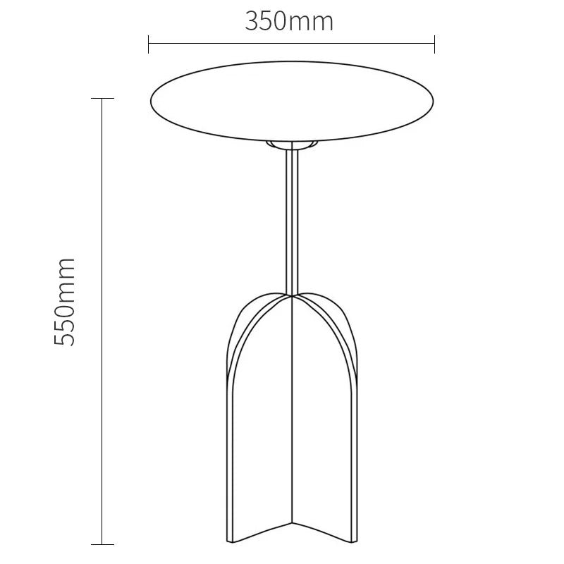 italian metal pallet side table antique round coffee table modern luxury living room villa furniture