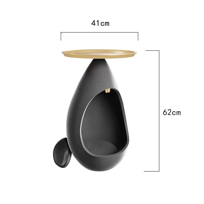 Nordic Coffee Tables Living Room Storage Round Table Sofa Side Multifunctional Cat House Modern Home Decoration Furniture