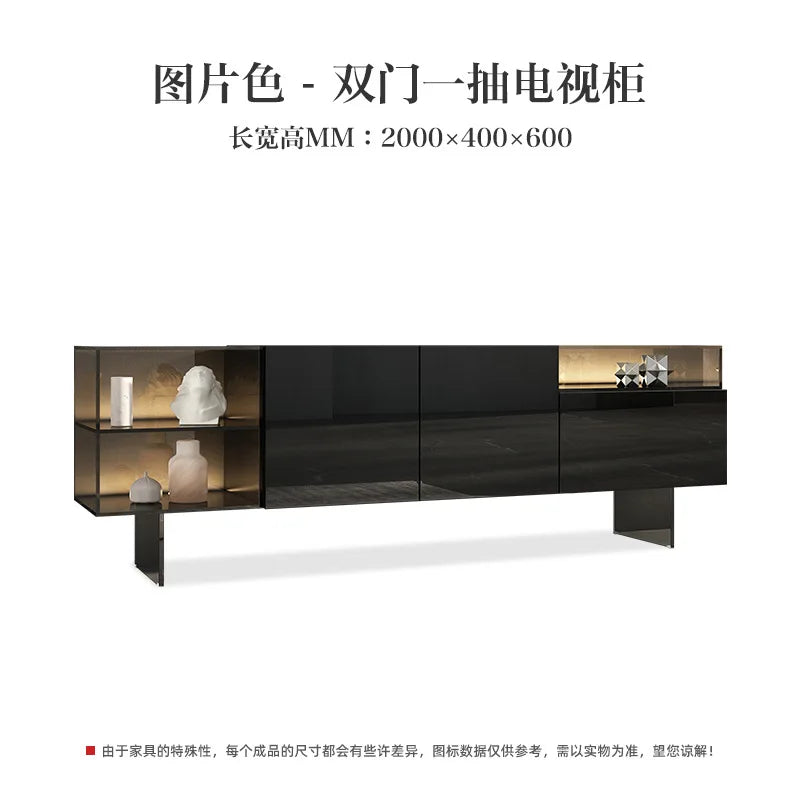 Italian Minimalist Floating TV Cabinet Modern Simple Acrylic Living Room TV Cabinets Home Furniture שידה לטלויזיה בסלון FYFS