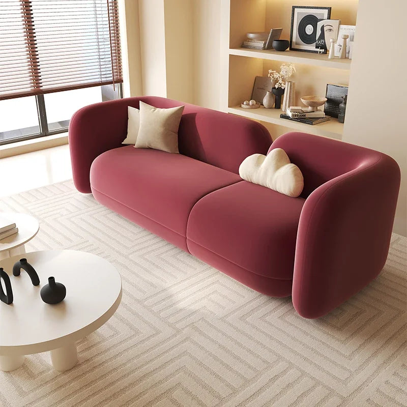 Romantic Design Sofa Italian Comfortable Light Luxury Creative Living Room Sofas Art Gaming Unusual Muebles Balcony Furniture