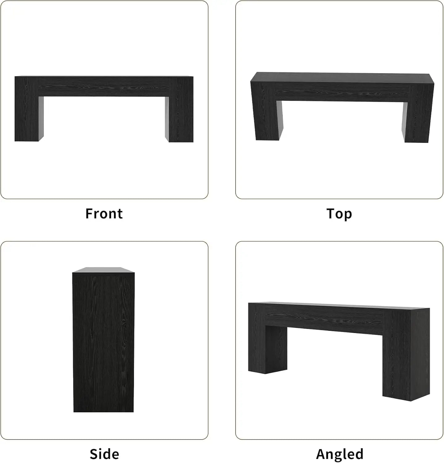 86 Inch Entryway Table for Living Room, Extra Long Sofa Console Table Behind Couch, Modern Wood Console Tables for Entryway, Apa