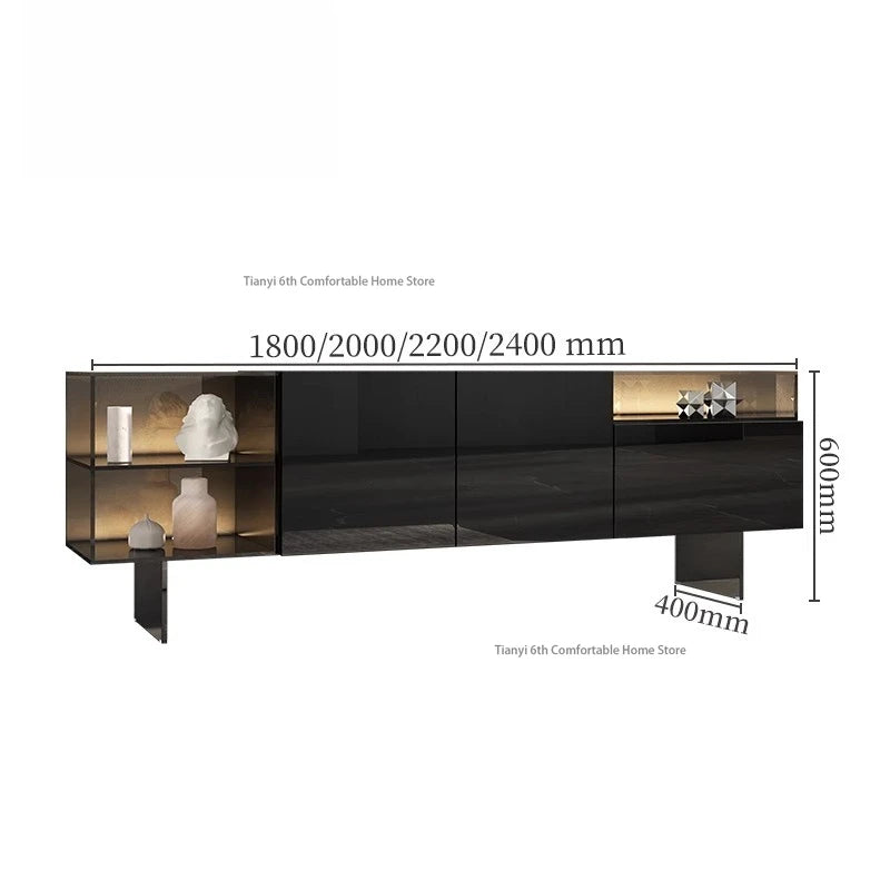 Italian Minimalist Floating TV Cabinet Modern Simple Acrylic Living Room TV Cabinets Home Furniture שידה לטלויזיה בסלון FYFS
