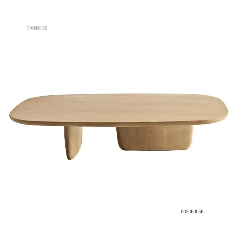 Modern Minimalist Coffee Table Luxury Creative Design Home Living Room Furniture Nordic Wabi Sabi Style Wood Coffee Tables a